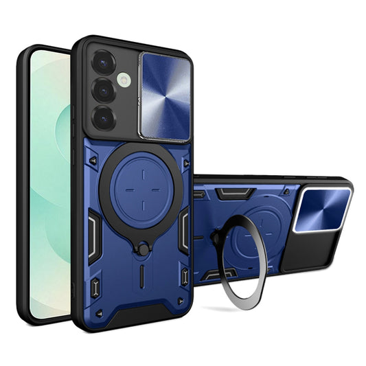 Kuori Samsung Galaxy S25+ S936:lle, Techsuit, CamGuard Pro, Sininen