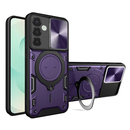 Kuori Samsung Galaxy S25+ S936:lle, Techsuit, CamGuard Pro, Violetti