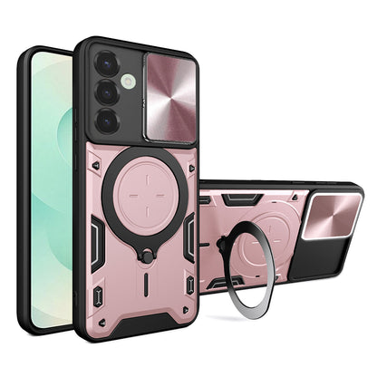 Case for Samsung Galaxy S25+ S936, Techsuit, CamGuard Pro, Rose Gold