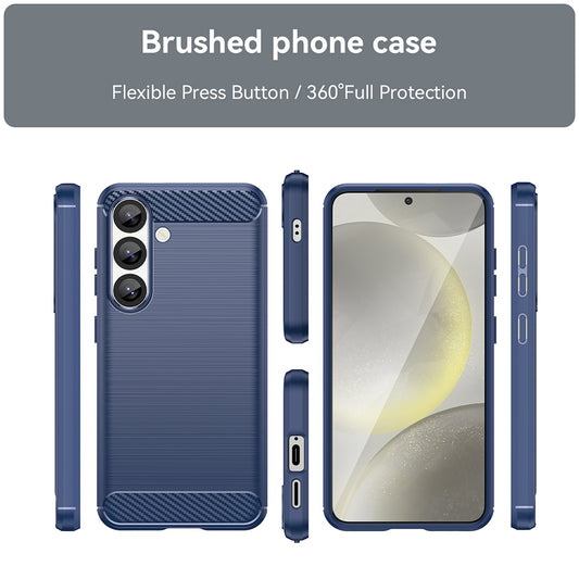 Kuori Samsung Galaxy S25+ S936:lle, Techsuit, Hiili, Sininen