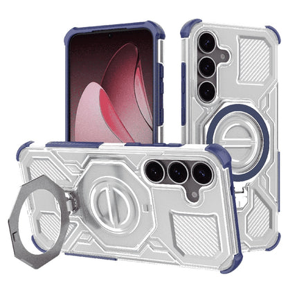Kuori Samsung Galaxy S25+ S936:lle, Techsuit, Carbon Shield Pro, Sininen