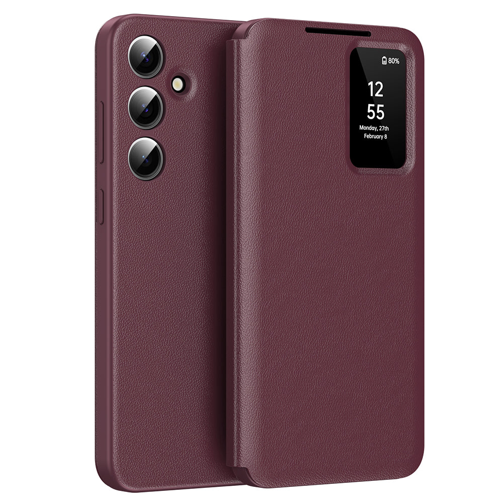Kuori Samsung Galaxy S25+ S936:lle, Techsuit, SmartView, Punainen