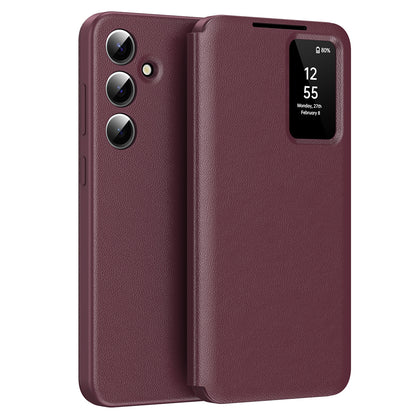 Kuori Samsung Galaxy S25+ S936:lle, Techsuit, SmartView, Punainen