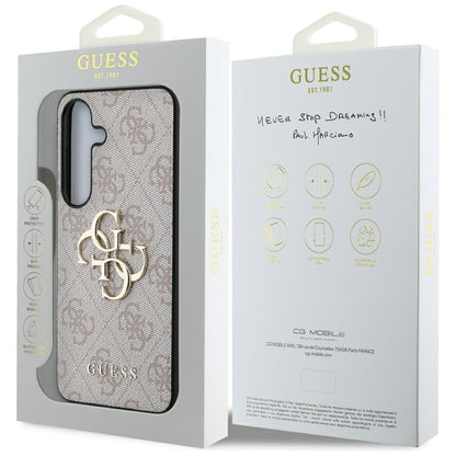 Suojakotelo Samsung Galaxy S25 S931:lle, Guess, 4G Big Logo, Pinkki