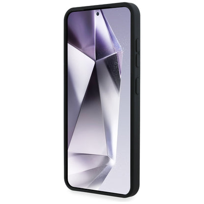 Kotelo Samsung Galaxy S25 S931:lle, Karl Lagerfeld, Silikoni Metallilogolla, Musta
