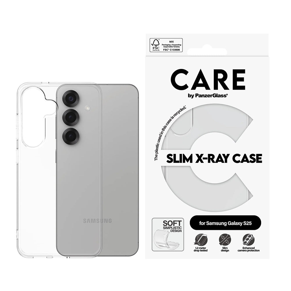 Kotelo Samsung Galaxy S25 S931:lle, PanzerGlass, Muodikas, Läpinäkyvä