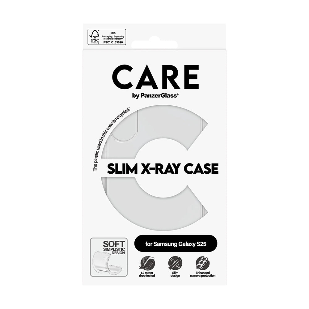 Kotelo Samsung Galaxy S25 S931:lle, PanzerGlass, Muodikas, Läpinäkyvä