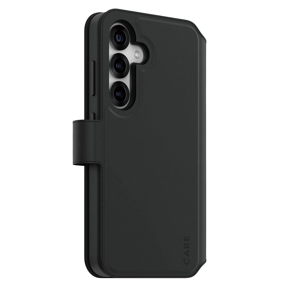 Kotelo Samsung Galaxy S25 S931:lle, PanzerGlass, Care Feature Tango Two-in-One, Musta