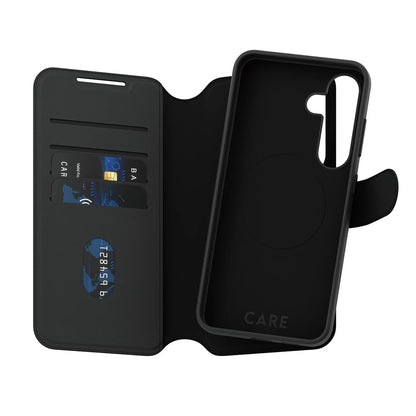 Kotelo Samsung Galaxy S25 S931:lle, PanzerGlass, Care Feature Tango Two-in-One, Musta