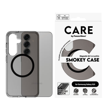 Suojakotelo Samsung Galaxy S25 S931:lle, PanzerGlass, Care Urban Combat, Musta