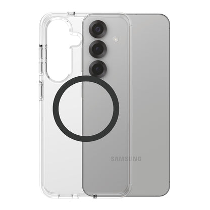 Kotelo Samsung Galaxy S25 S931:lle, PanzerGlass, Care Urban Combat, Musta Läpinäkyvä