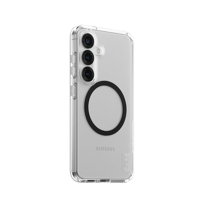 Kotelo Samsung Galaxy S25 S931:lle, PanzerGlass, Care Urban Combat, Musta Läpinäkyvä