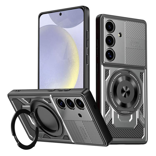 Kuori Samsung Galaxy S25 S931 / S24 S921:lle, Techsuit, RuggedCam, Harmaa
