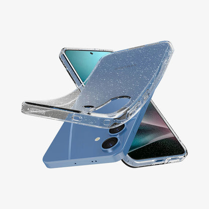 Case for Samsung Galaxy S25 S931, Spigen, Liquid Crystal Glitter, Transparent ACS08997