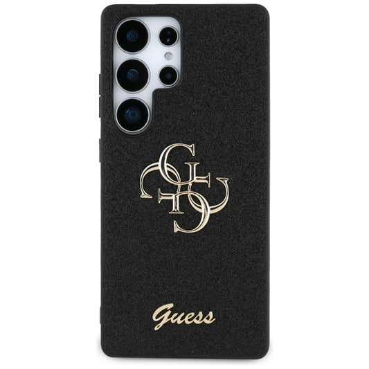Suojakotelo Samsung Galaxy S25 Ultra S938:lle, Guess, Glitter Big 4G Script, Musta