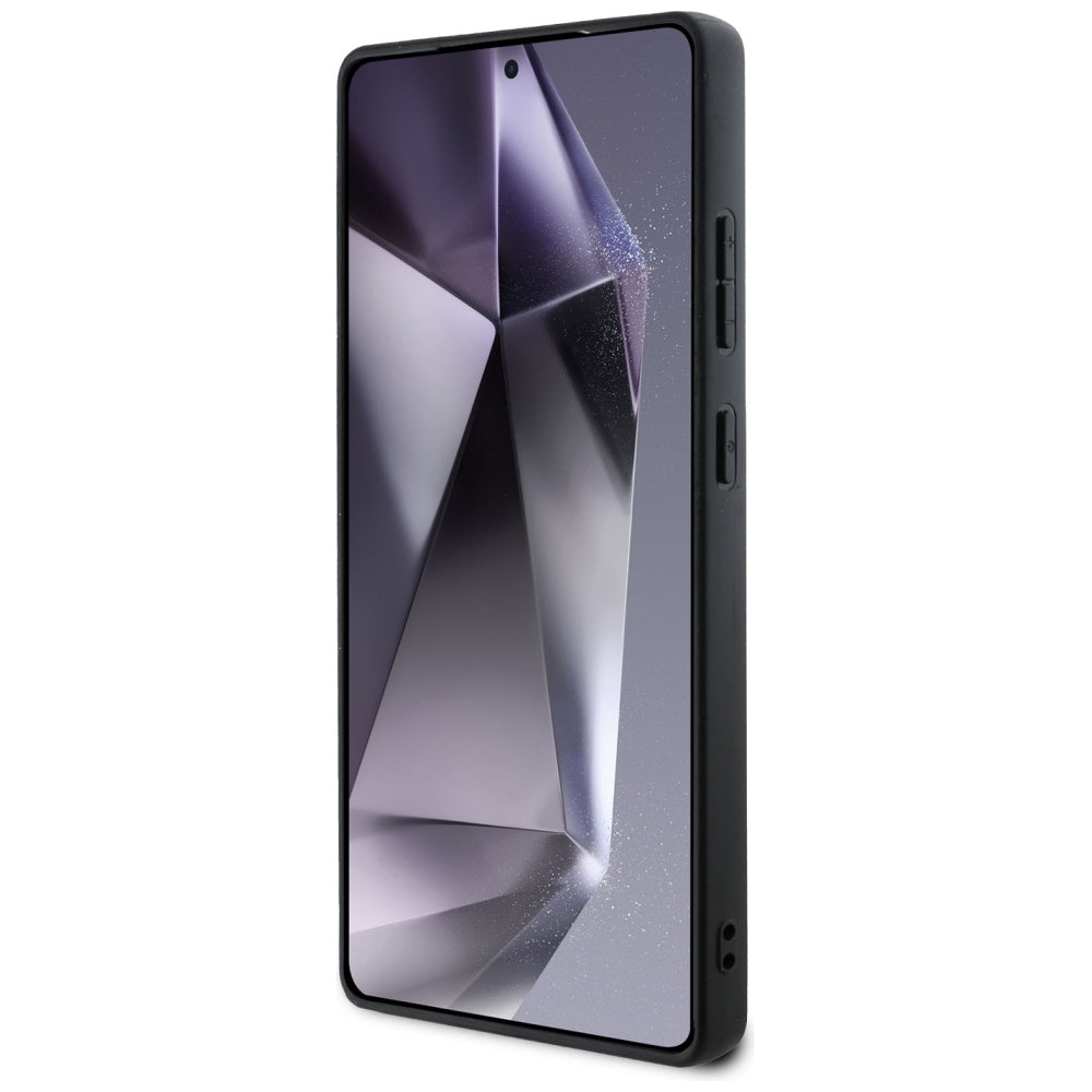 Kotelo Samsung Galaxy S25 Ultra S938:lle, Guess, Grained Hot Stamp 4G Triangle, Pinkki