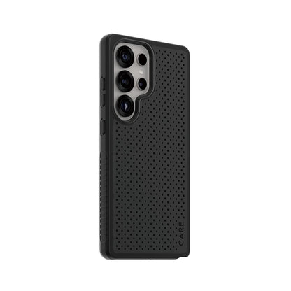 Suojakotelo Samsung Galaxy S25 Ultra S938:lle, PanzerGlass, Care Feature Heat Beat, Musta