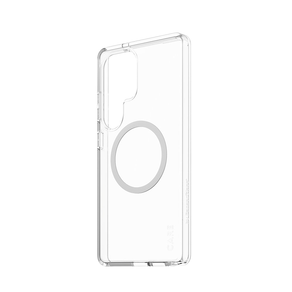 Kotelo Samsung Galaxy S25 Ultra S938:lle, PanzerGlass, Care Urban Combat, Valkoinen Läpinäkyvä