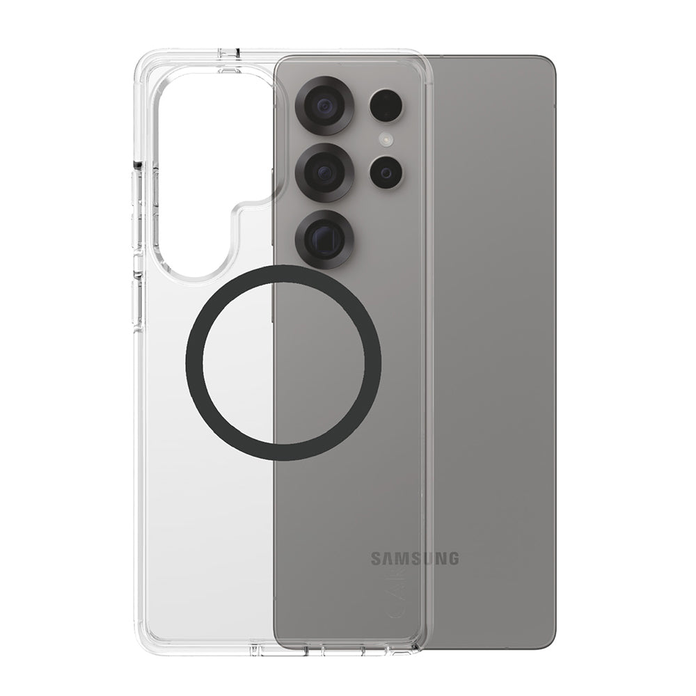 Kotelo Samsung Galaxy S25 Ultra S938:lle, PanzerGlass, Care Urban Combat, Musta Läpinäkyvä