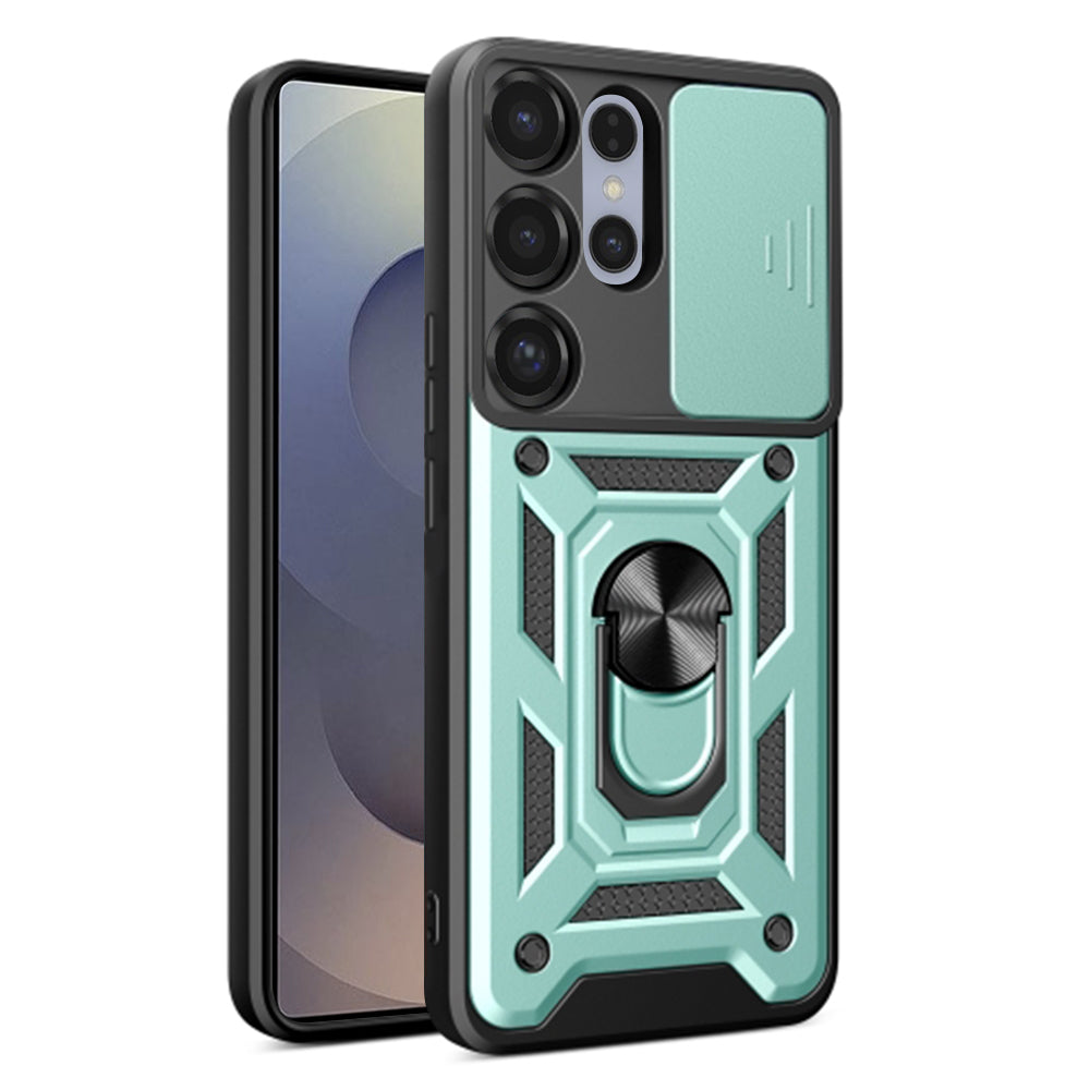 Kuori Samsung Galaxy S25 Ultra S938:lle, Techsuit, CamShield, Vihreä