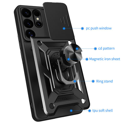 Kuori Samsung Galaxy S25 Ultra S938:lle, Techsuit, CamShield, Vihreä