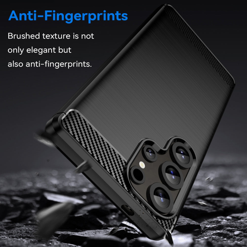 Kuori Samsung Galaxy S25 Ultra S938:lle, Techsuit, Hiili, Musta