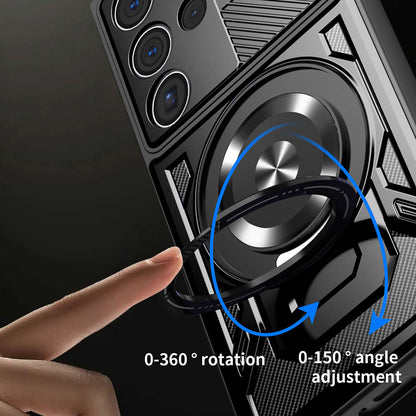 Kuori Samsung Galaxy S25 Ultra S938:lle, Techsuit, RuggedCam, Violetti