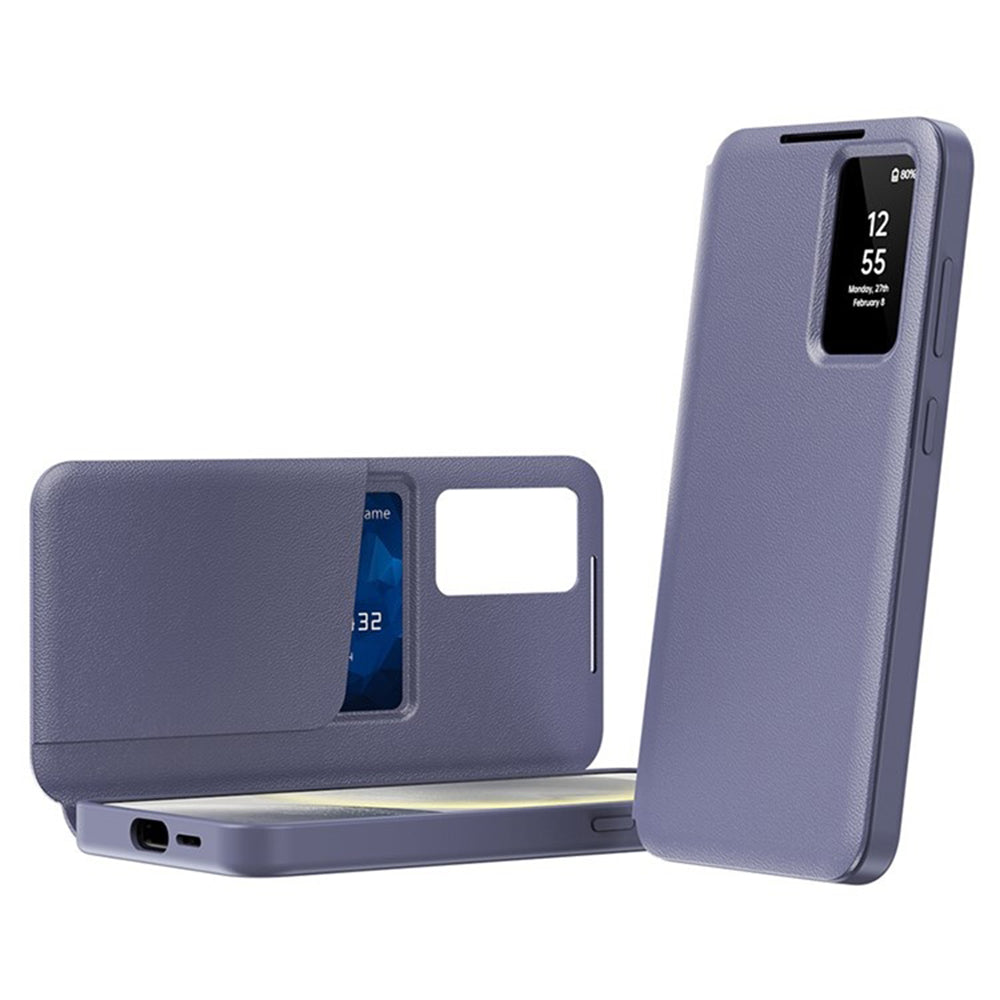 Kuori Samsung Galaxy S25 Ultra S938:lle, Techsuit, SmartView, Violetti