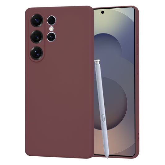 Kuori Samsung Galaxy S25 Ultra S938:lle, Techsuit, SoftFlex, Viininpunainen