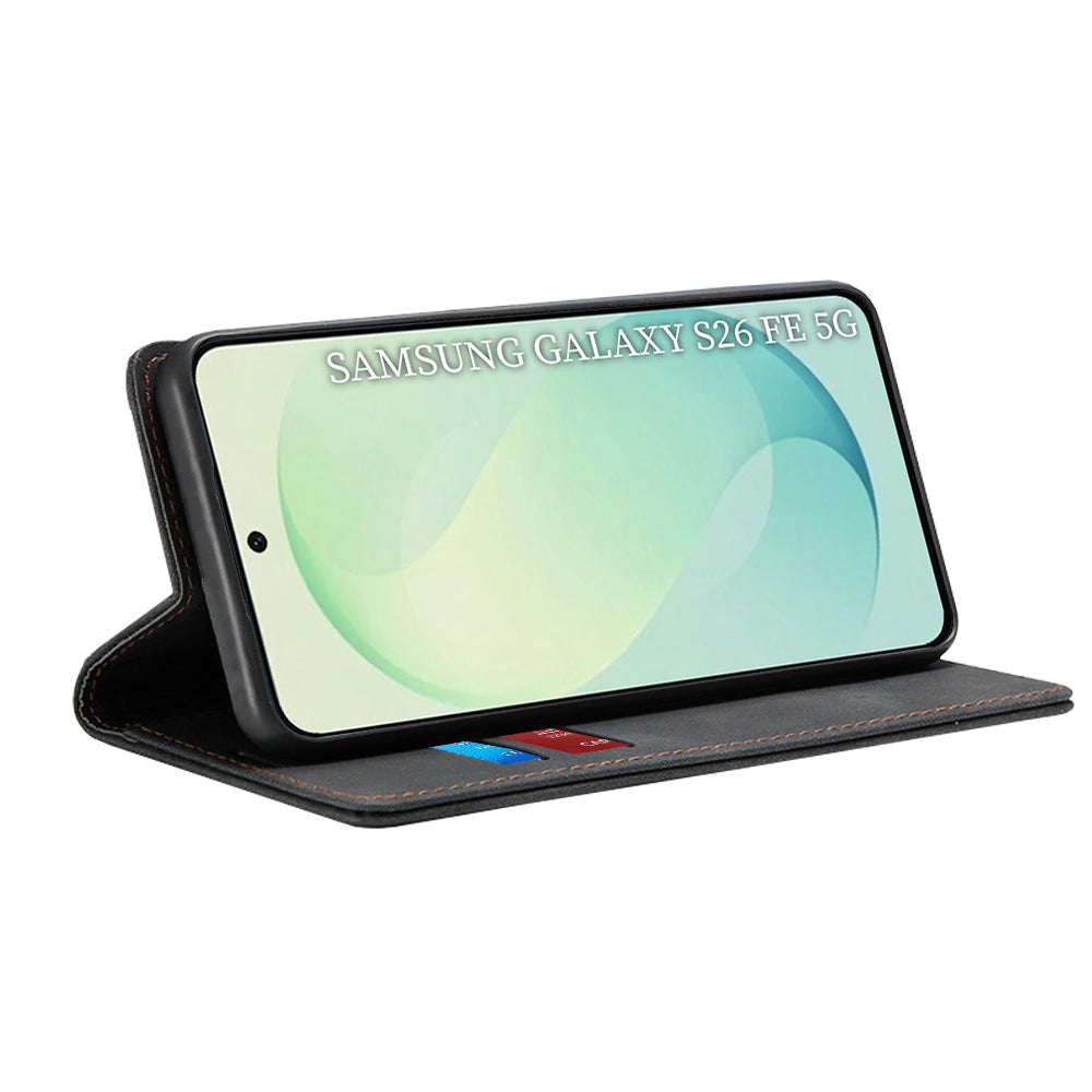 Kuori Samsung Galaxy S26 FE / S25 FE:lle, Techsuit, Confy, Musta