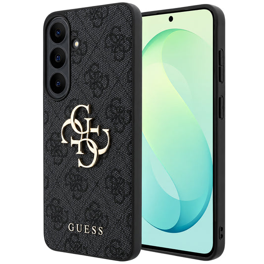 Kuori Samsung Galaxy S26 FE S741:lle, Guess, 4G Metallilogo, Musta