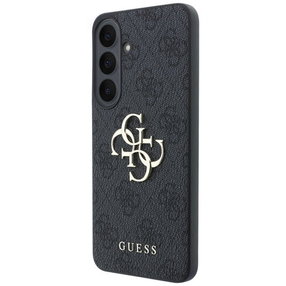 Case for Samsung Galaxy S26 FE S741, Guess, 4G Metal Logo, Black