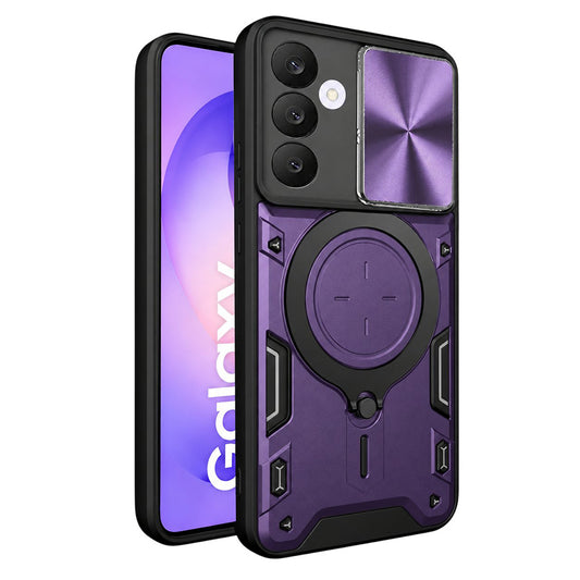 Suojakuori Samsung Galaxy S26 FE S741 / S25 FE -puhelimelle, Techsuit CamGuard Pro, violetti