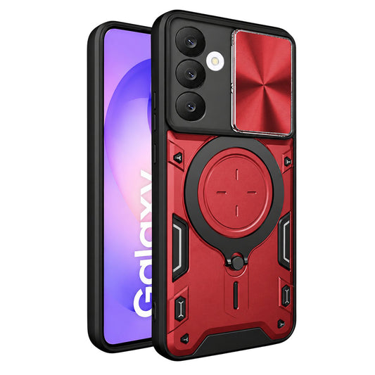 Suojakuori Samsung Galaxy S26 FE S741 / S25 FE -puhelimelle, Techsuit CamGuard Pro, punainen