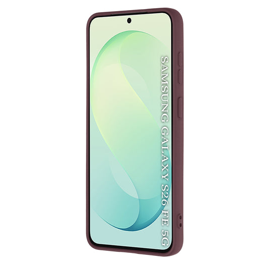 Techsuit SoftFlex -suojakuori Samsung Galaxy S26 FE S741 / S25 FE -puhelimelle, viininpunainen
