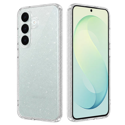 Case for Samsung Galaxy S26 FE S741 / S25 FE, Techsuit, SparkleSkin, Transparent