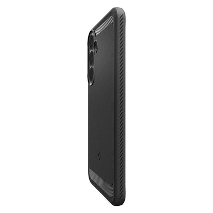 Kuori Samsung Galaxy S26 FE S741:lle, Spigen, Rugged Armor, Musta ACS11639
