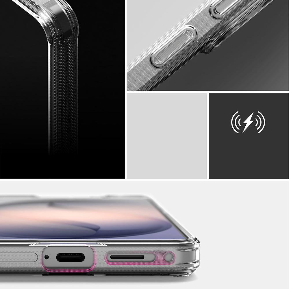 Suojakotelo Samsung Galaxy S26 Plus S947, Ringke, Fusion, Matta Läpinäkyvä