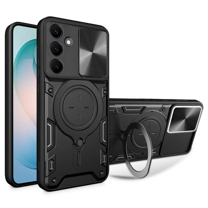 Kuori Samsung Galaxy S26 Plus S947:lle, Techsuit, CamGuard Pro, Musta