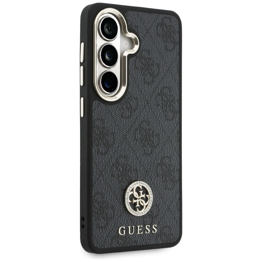 Kotelo Samsung Galaxy S26 S942:lle, GUESS, 4G Big Rhinestone Triangle Strap, Musta