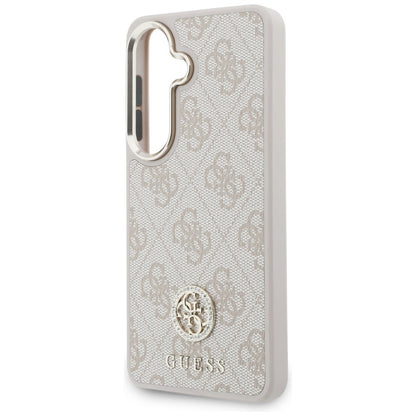 Suojakotelo Samsung Galaxy S26 S942:lle, GUESS, 4G Big Rhinestone Triangle Strap, Pinkki
