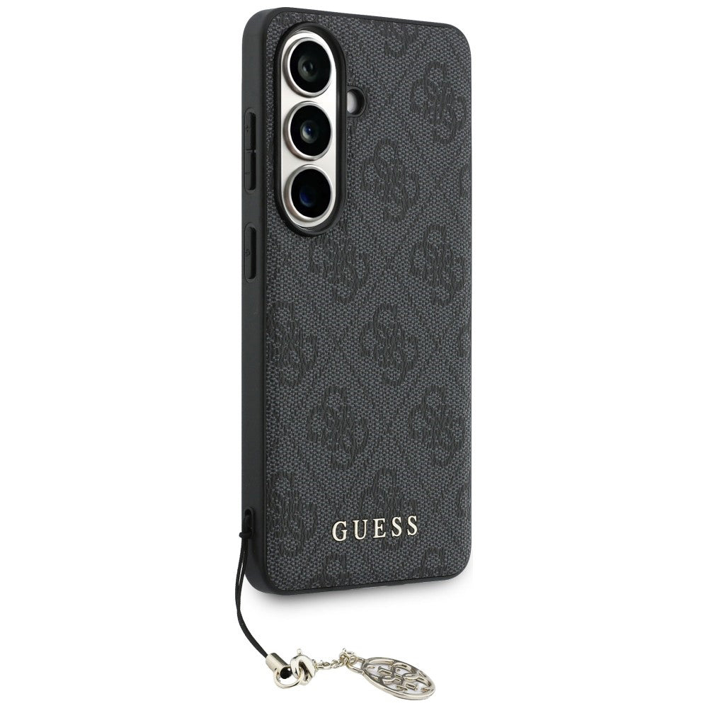 Suojakotelo Samsung Galaxy S26 S942:lle, Guess, 4G Classic Logo Charm, Musta