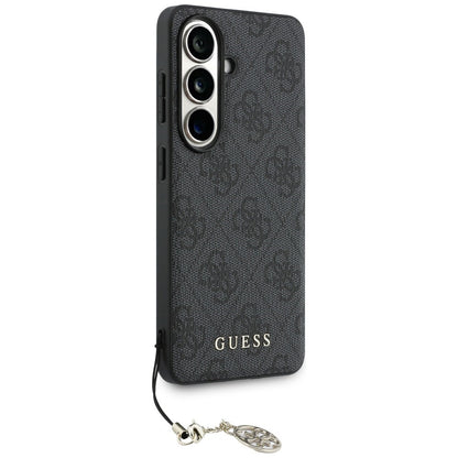 Suojakotelo Samsung Galaxy S26 S942:lle, Guess, 4G Classic Logo Charm, Musta