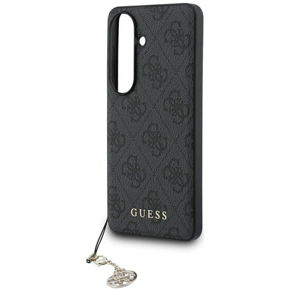 Suojakotelo Samsung Galaxy S26 S942:lle, Guess, 4G Classic Logo Charm, Musta