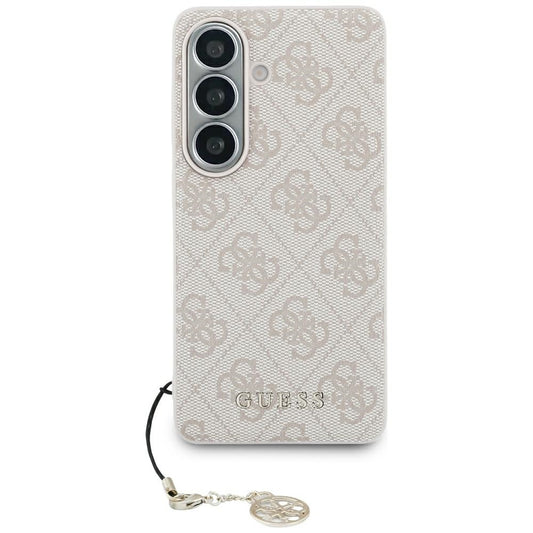 Suojakotelo Samsung Galaxy S26 S942:lle, Guess, 4G Classic Logo Charm, Pinkki