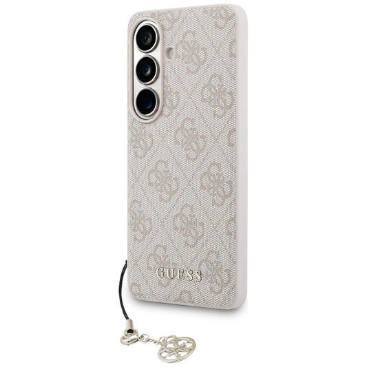 Suojakotelo Samsung Galaxy S26 S942:lle, Guess, 4G Classic Logo Charm, Pinkki
