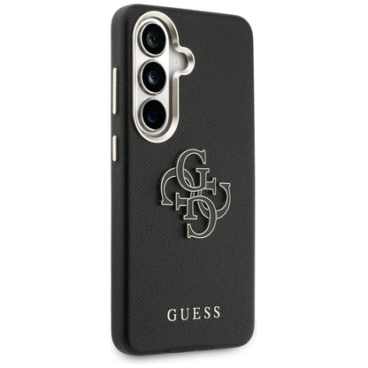 Suojakotelo Samsung Galaxy S26 S942:lle, Guess, 4G Grained Big and Classic Logo, Musta