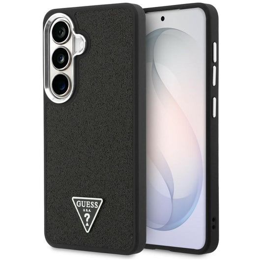 Kotelo Samsung Galaxy S26 S942:lle, Guess, Fixed Glitter Triangle Logo, Musta