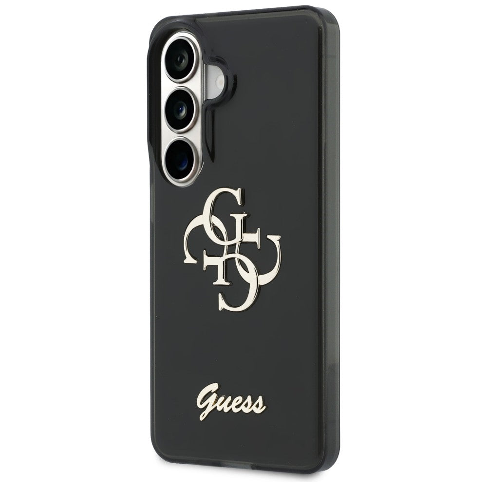 Suojakotelo Samsung Galaxy S26 S942:lle, Guess, IML Big Metal 4G Script, Musta