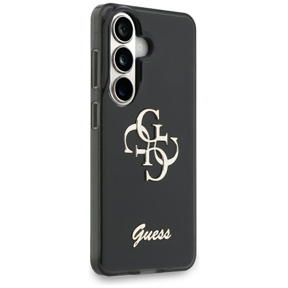 Suojakotelo Samsung Galaxy S26 S942:lle, Guess, IML Big Metal 4G Script, Musta